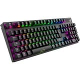 Sharkoon SKILLER SGK20, Gaming-Tastatur schwarz, DE-Layout, Huano Red