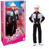 Barbie The Movie - Ken-Sammelpuppe mit schwarzem Cowboy-Outfit