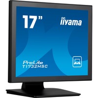 iiyama ProLite T1732MSC-B1S, LED-Monitor 43 cm (17 Zoll), schwarz, SXGA, TN, HDMI, DisplayPort, VGA, USB, Touchscreen