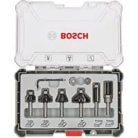 Bosch Rand- und Kantenfräser-Set, 6-teilig 8mm-Schaft