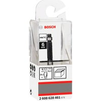 Bosch Laminat-Bündigfräser Standard for Wood, Ø 6,4mm Schaft Ø 6mm, zweischneidig, Anlaufkugellager unten