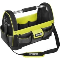 Ryobi Werkzeugtrage RSSLOT1, Größe L, Werkzeugkiste grün/schwarz, mit Schultergurt