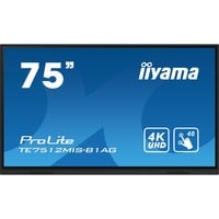 iiyama ProLite TE7512MIS-B1AG, Public Display schwarz, UltraHD/4K, HDMI, Touchscreen