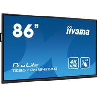 iiyama ProLite TE8612MIS-B2AG, Public Display schwarz (matt), UltraHD/4K, Touchscreen, WLAN