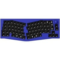 Keychron Q8 Barebone ISO Knob, Gaming-Tastatur blau, Alice Layout, Hot-Swap, Aluminiumrahmen, RGB