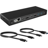 ICY BOX IB-DK2245AC, Dockingstation grau, USB-C, HDMI, DisplayPort