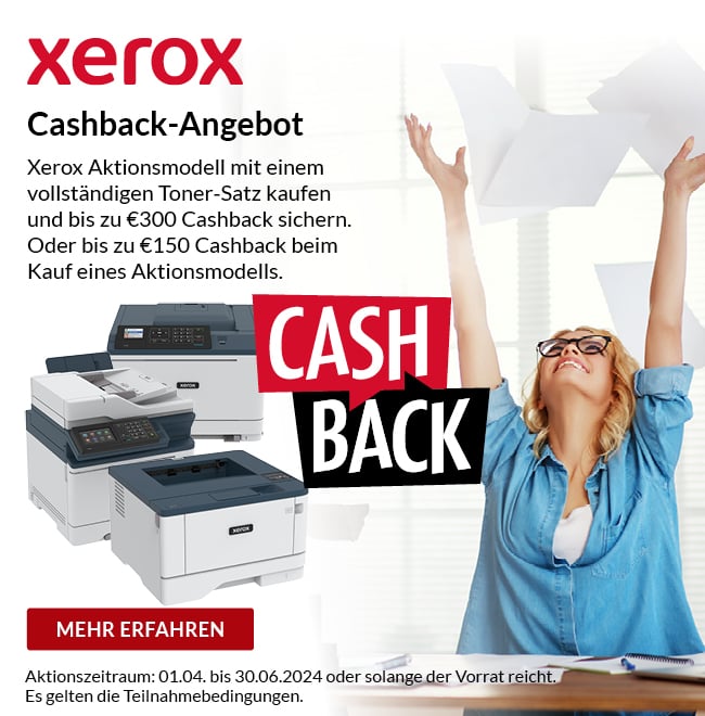 Xerox Cashback-Aktion Q2 2024